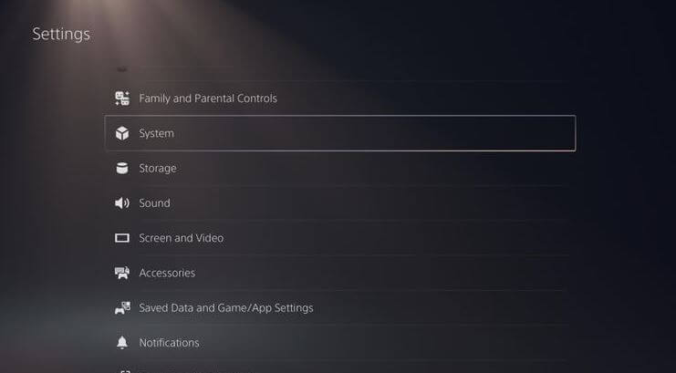 konsol PS5 opdatering af system guide.JPG